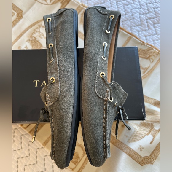 Talbots Easton2 Dark Moss Driving Mocs, suede upper, 9M - Picture 2 of 5